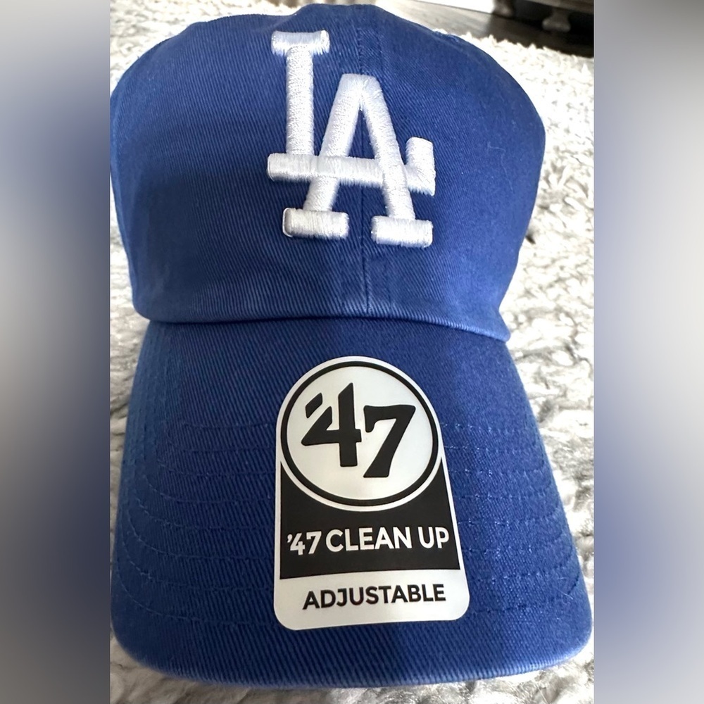‼️RARE‼️🎸’47🎸🔥NWT🔥Los Angeles Dodgers Baseball Cap - Picture 7 of 14